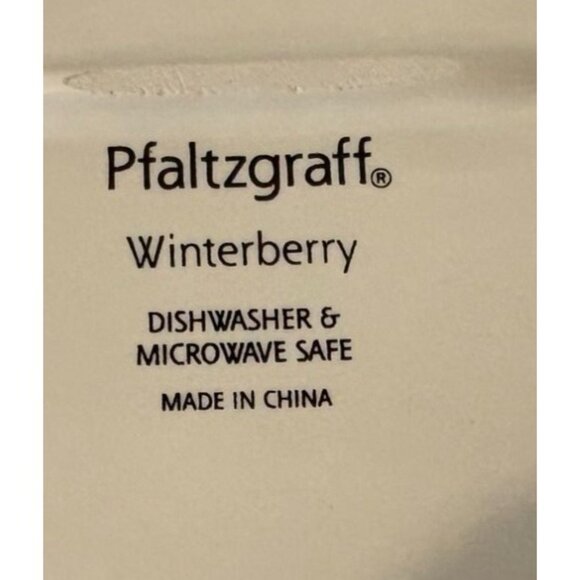 Phaltzgraff Oval Winterberry 11" Holiday Plate  " Bless This House"  # 2793 - Picture 5 of 5